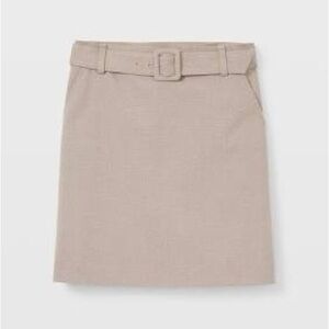 CLUB MONACO
Belted Mini Skirt In Mushroom